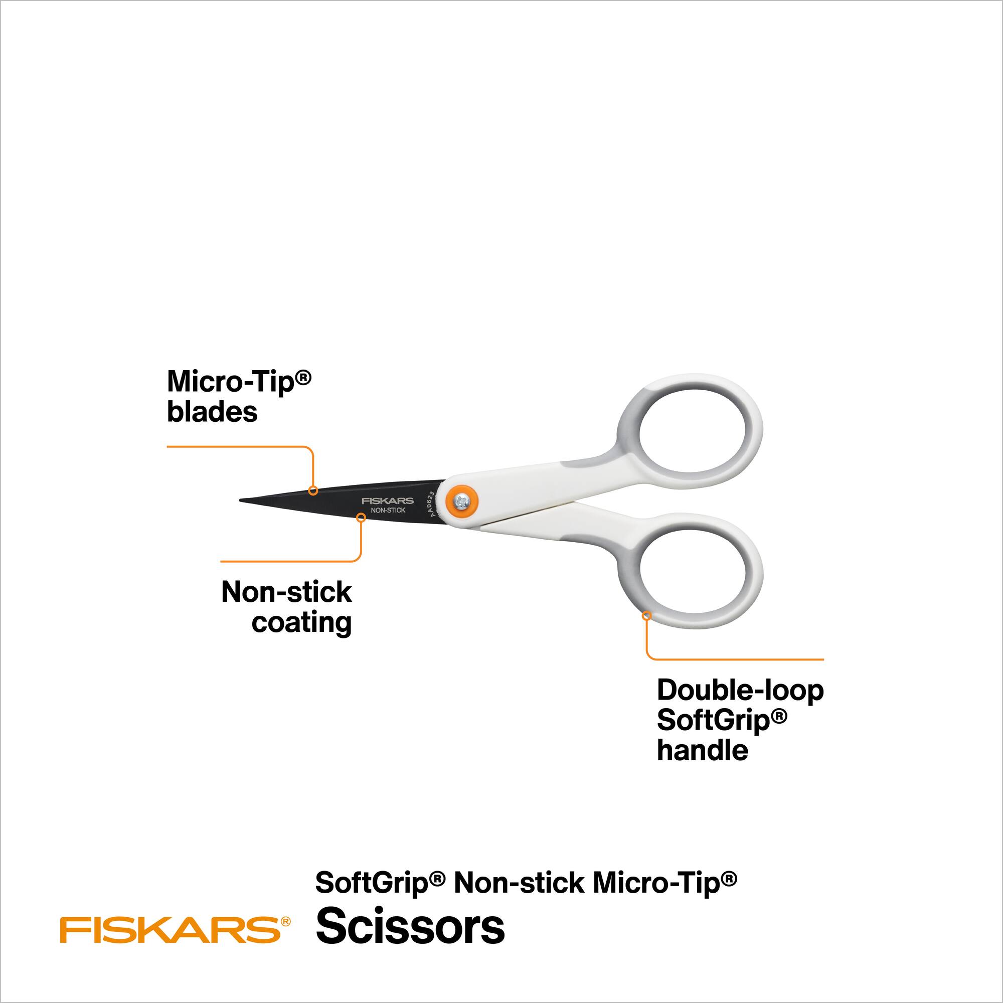 Fiskars® 5" Non-Stick Scissors